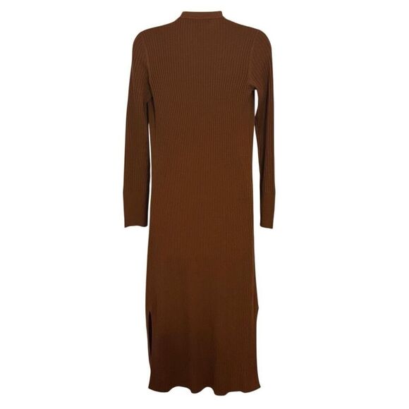 XS White House Black Market Duster Cardigan Lightweight Caramel Brown Quality Fa - Picture 6 of 6